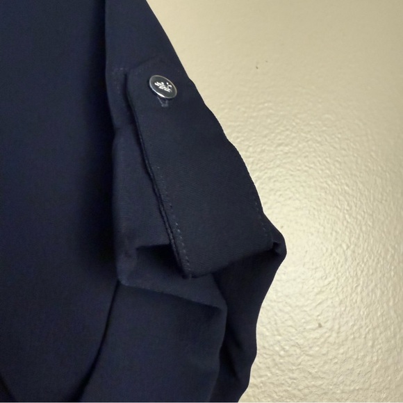 Ralph Lauren Navy  Mini Dress V-Neck Short Sleeve S2 - Picture 4 of 11